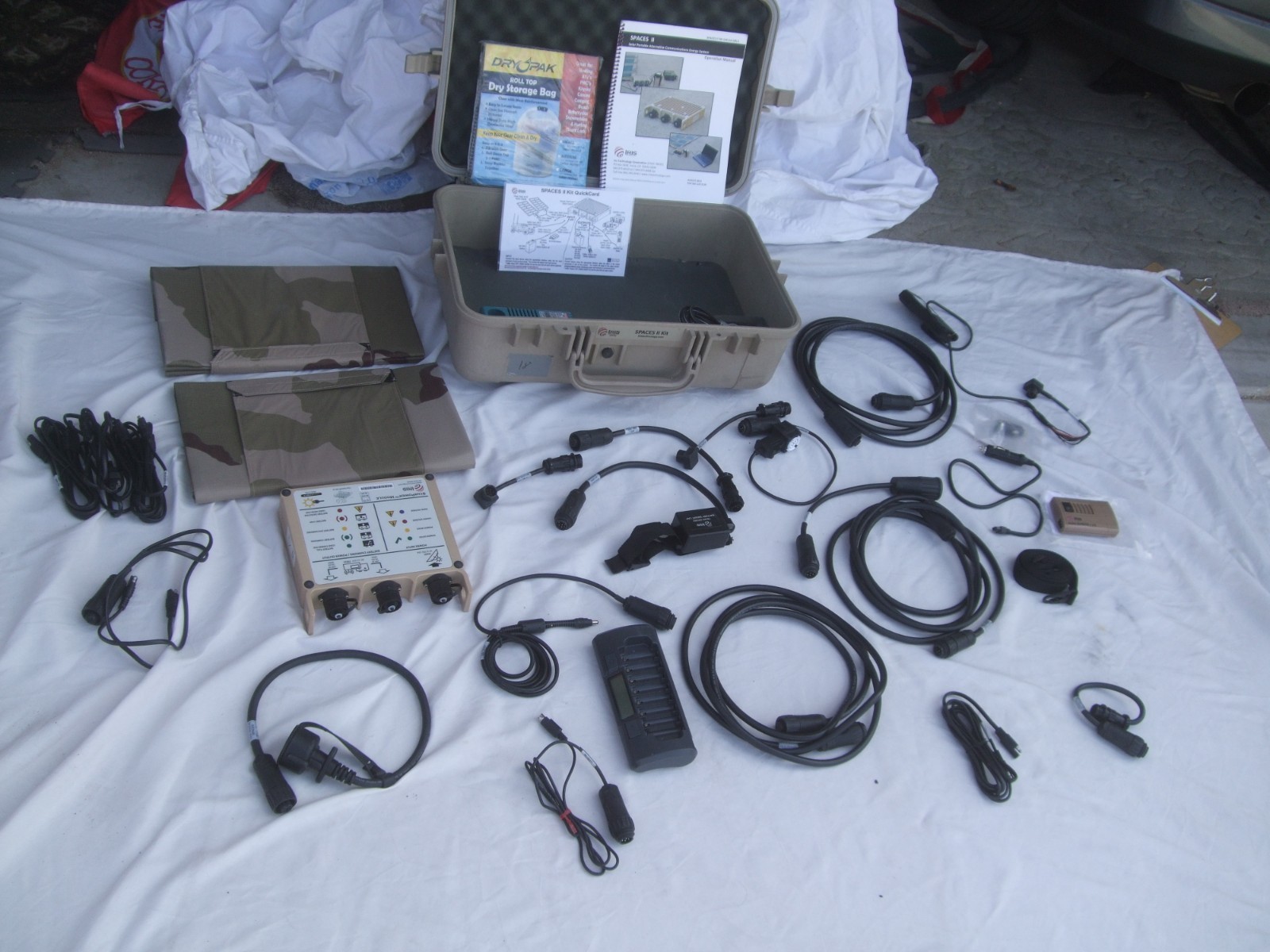 Iris Technology SPACES II Kit USMC Military Portable Solar Energy Field Power