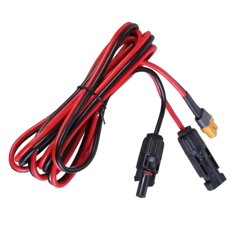 12AWG Solar Panel Charging Cable XT60 Female Connectors for Car and Generators