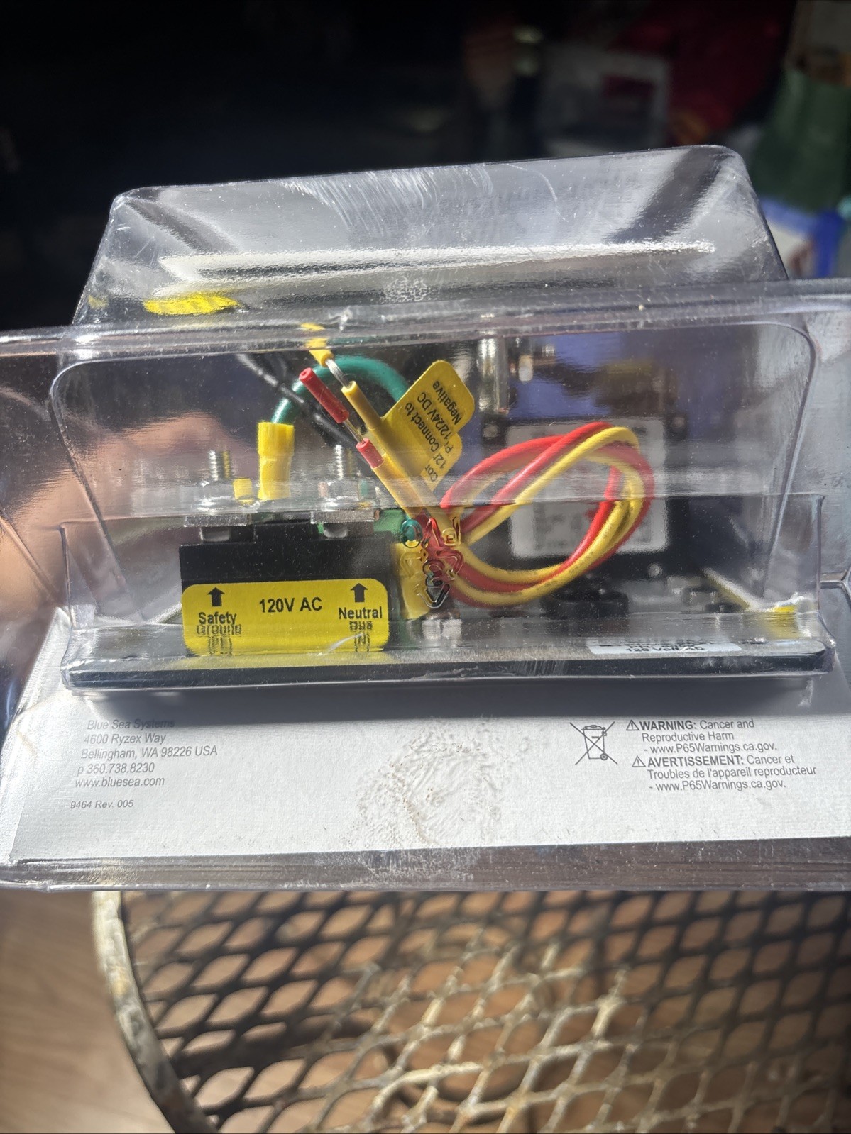 Panel Accessory Power Dustribution 120v AC Blue Sea 8059 Marine Off Grid