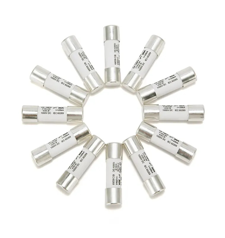 10PCS DC Fuse gPV 10x38mm 1000V 10A-30A Fusible Link For PV System Protect