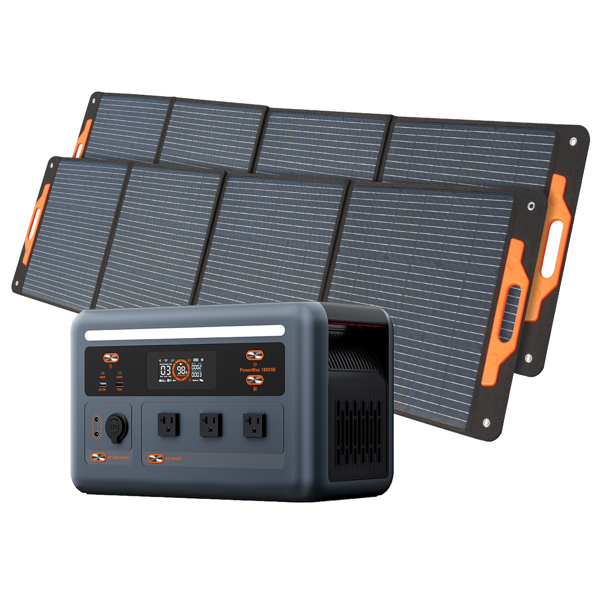 Blackview OSCAL Portable Power Station 1800W 1024Wh LiFePO4 +2x 200W Solar Panel