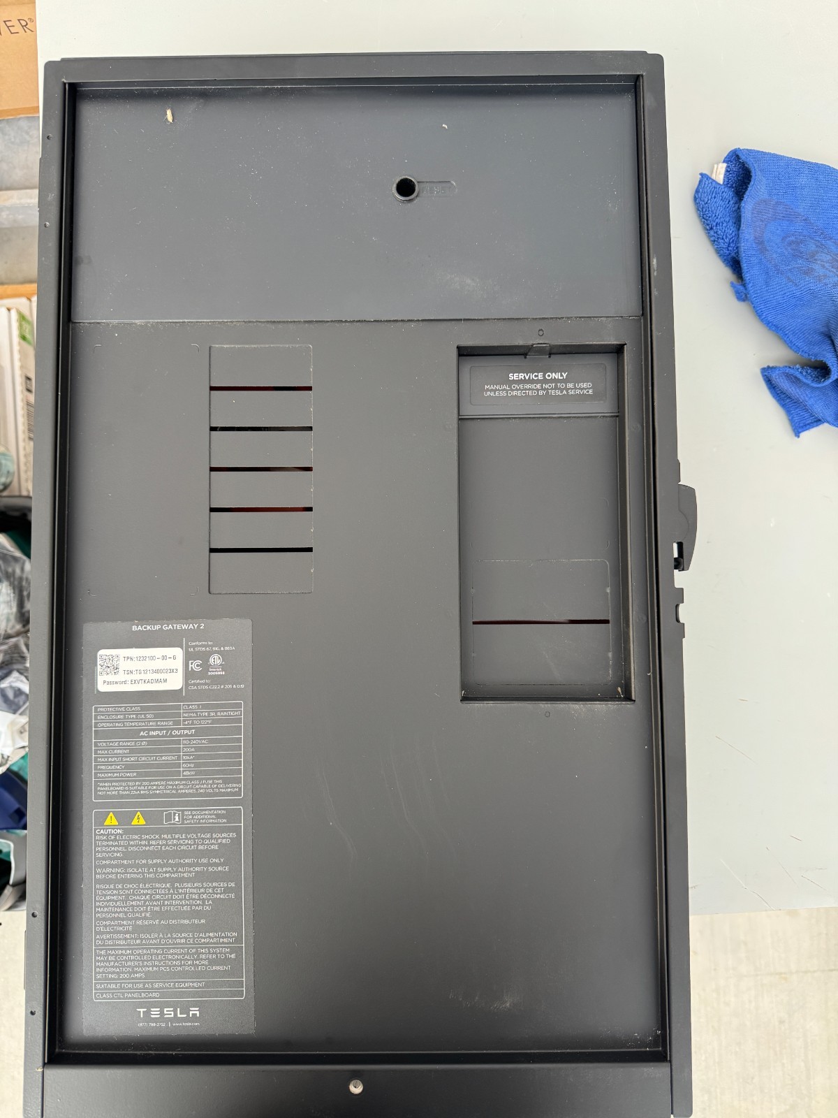 Tesla Backup Gateway 2 for Tesla Powerwall, 120/240VAC. – IN BOX BRAND NEW