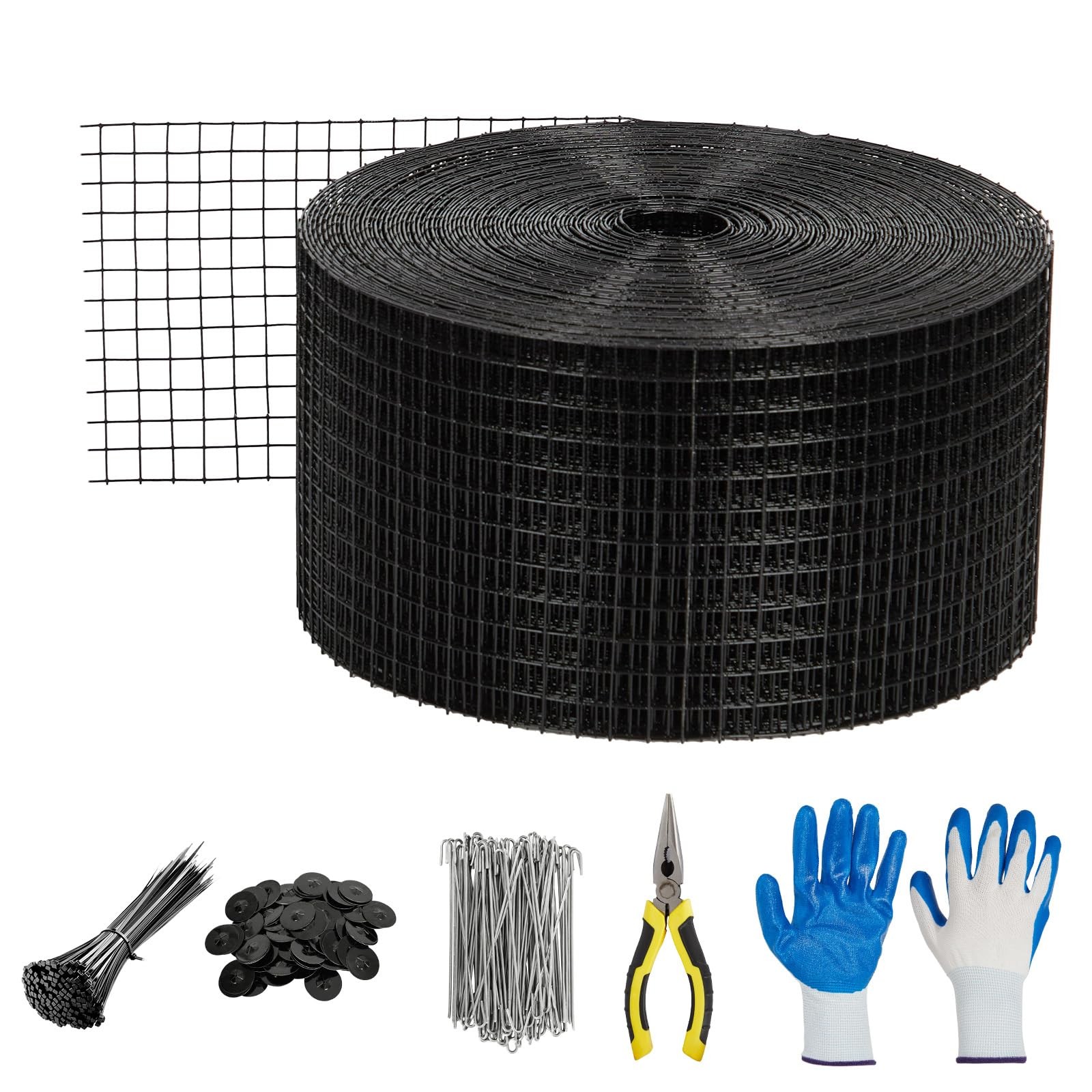 6 in x 120 ft Solar Panel Birds Guard, Critter Guard for Solar Panels with 10…