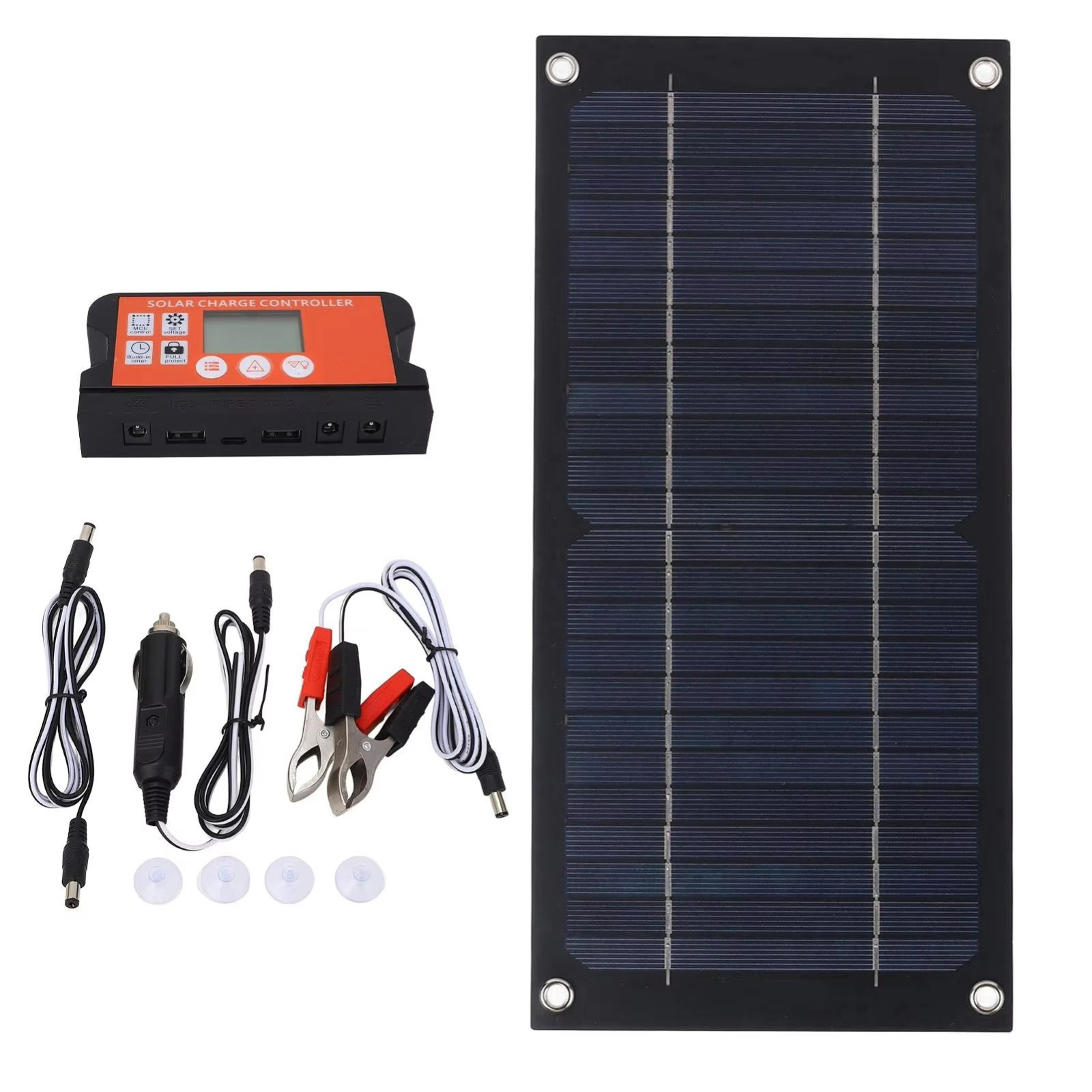 600W Solar Panel Monocrystalline High Efficiency 100A Charge Controller Kit