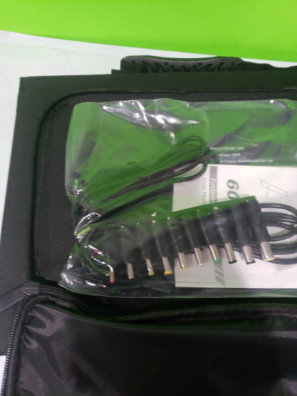 BRAND NEW! Powkey S60 Foldable Solar Panel Charger 18V DC Output X003XRFDUZ New