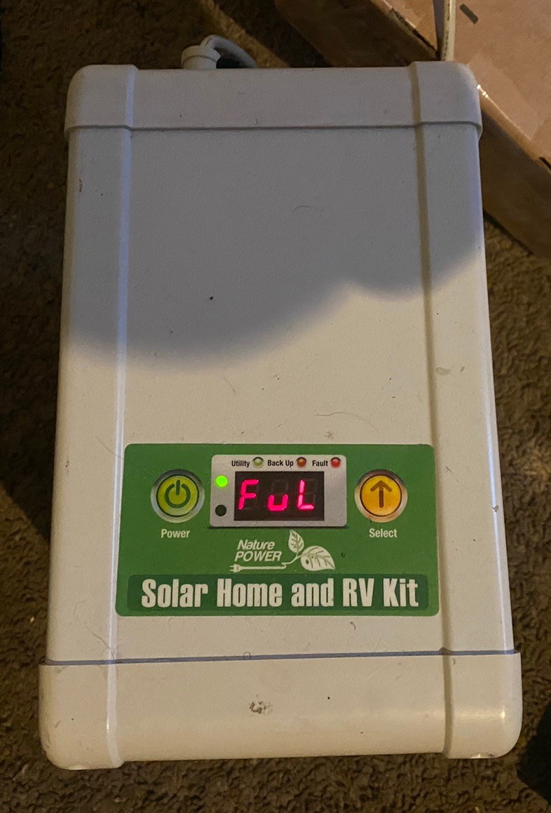 Nature Power Solar Home RV Portable Backup Power Kit 400W Up to 55 Hrs Rt🔥🔥