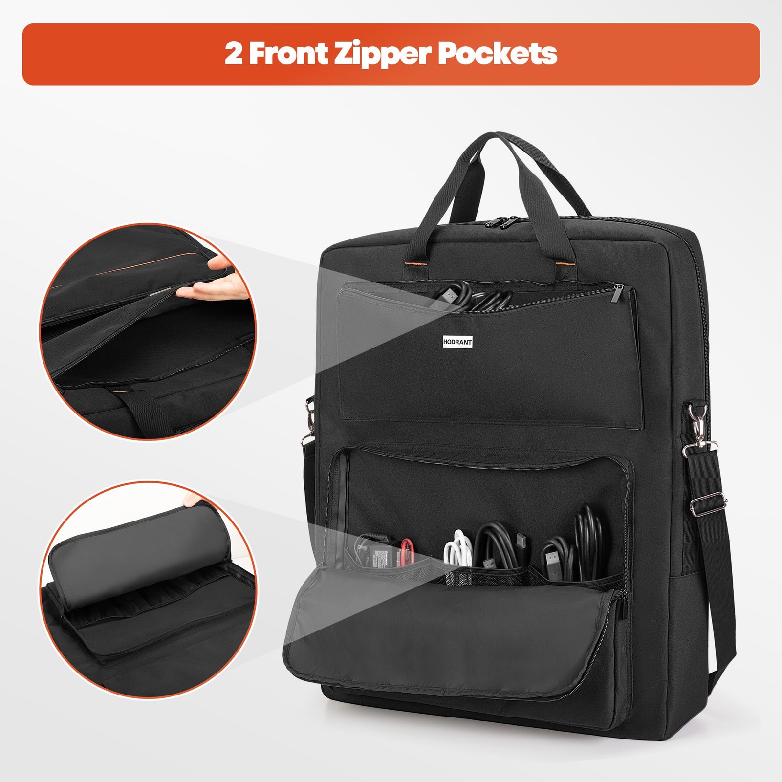 HODRANT Solar Panel Storage Bag, Solar Panel Carrying Case Compatible with An…