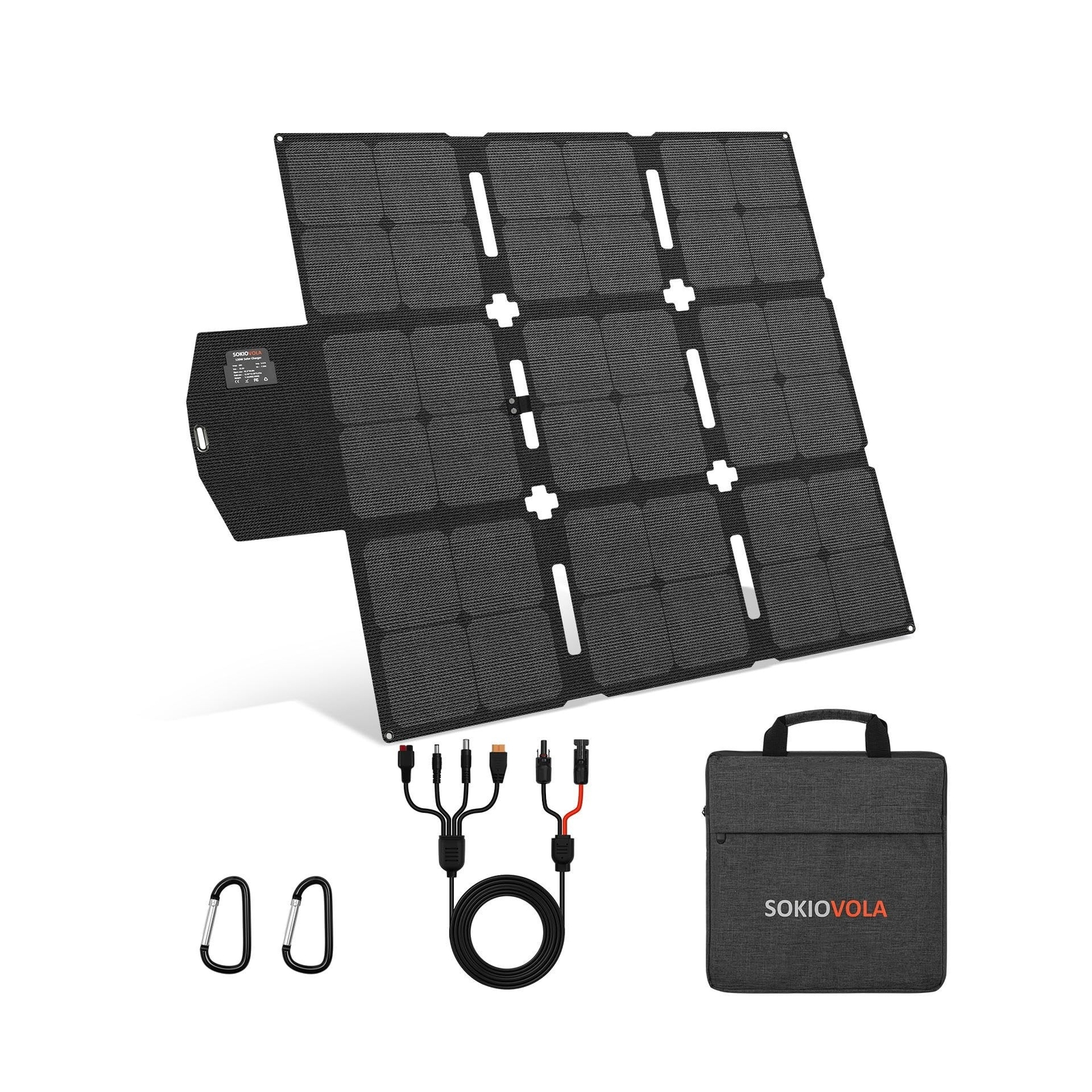 120W Portable Solar Panel with MC-4 Connector Foldable Solar Panel for Campin…