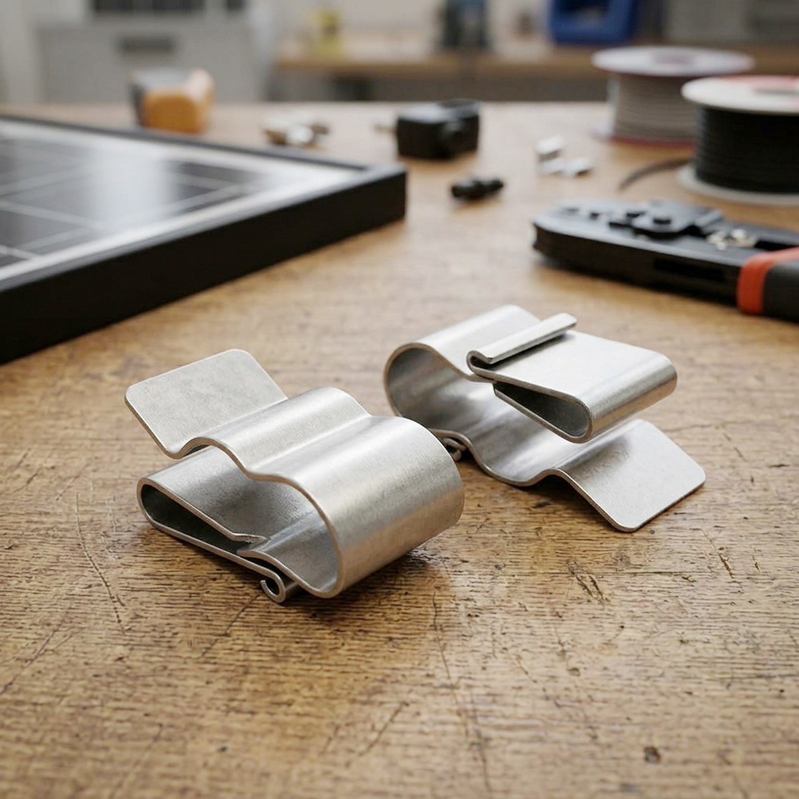 Neat and Tidy Cable Organization with Solar Panel Cable Clips Easy to Install