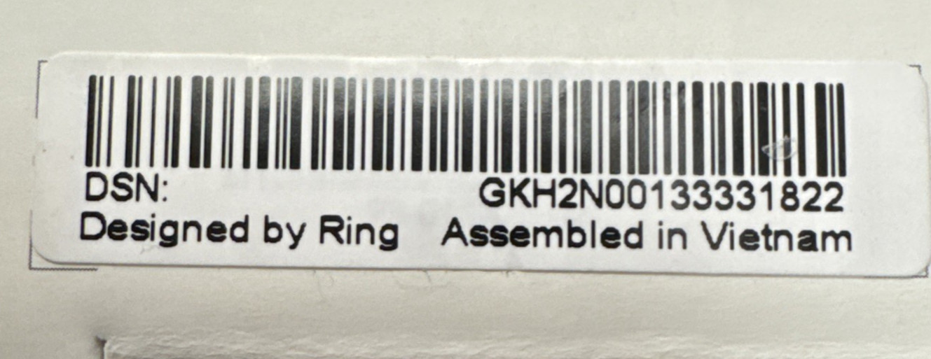 Ring 4W 2nd Generation Solar Panel for Select Ring Security Cameras Black New