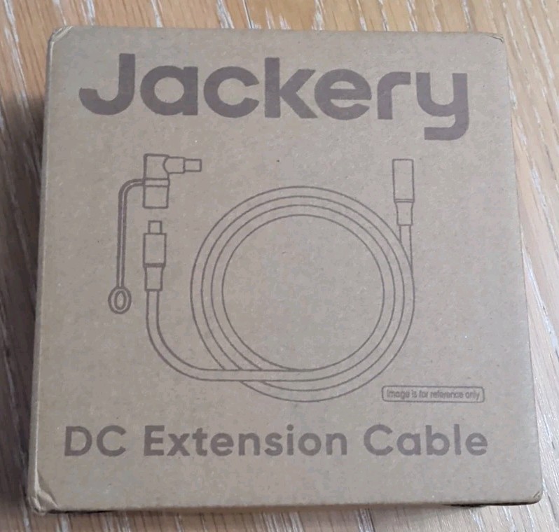 Jackery Power Station DC Extension Cable for Solar Panel. Model #JA-CA05A. New