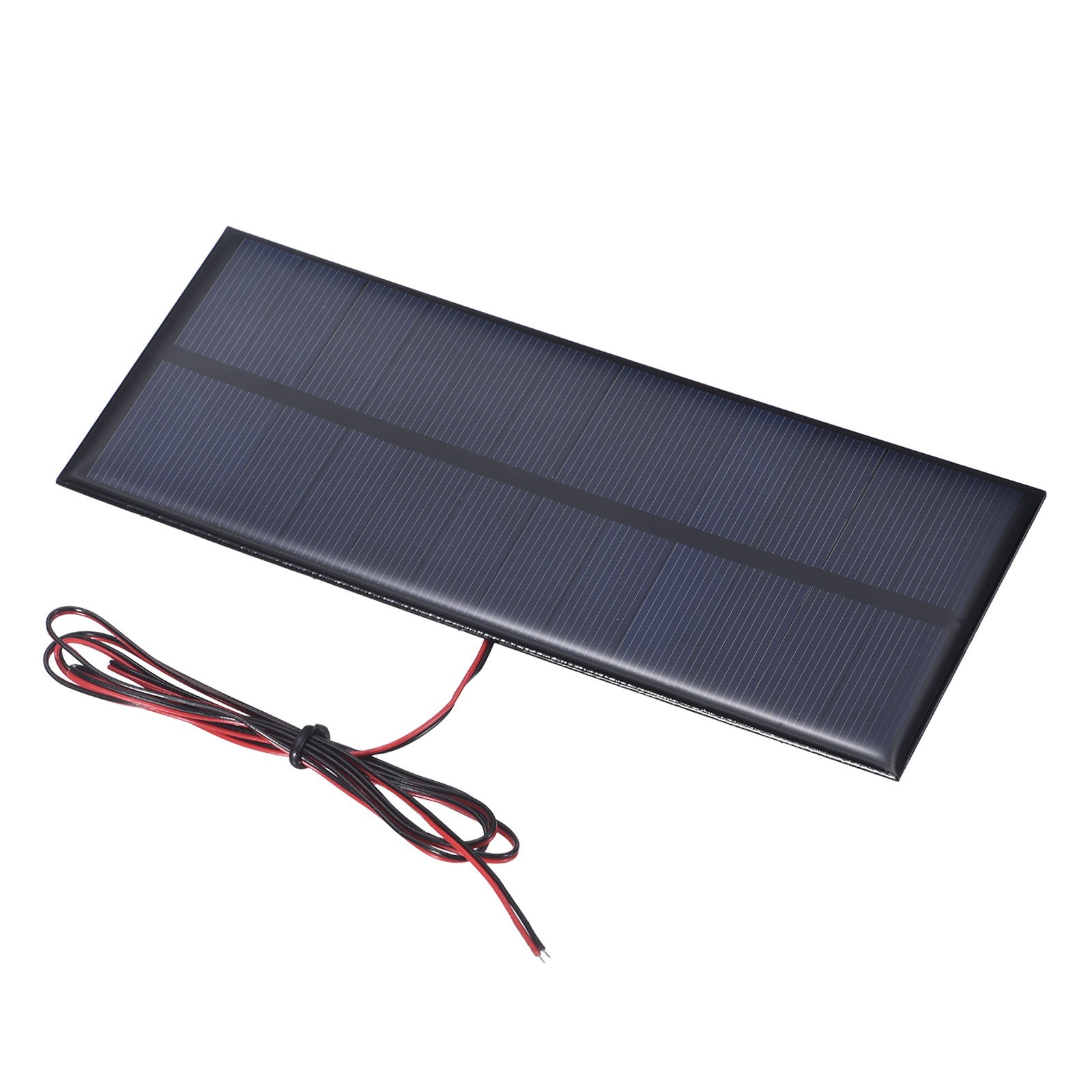 6V 1.5W 250mA Mini Solar Panels with Cable, 165 x 65mm