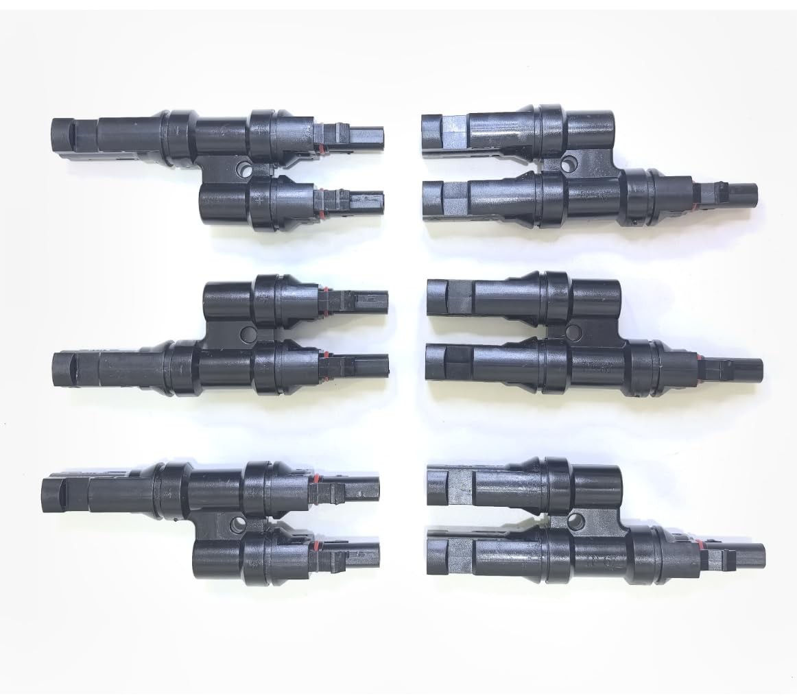 LiuBaiWuQuStars 6PCS Mc4 Connectors for Parallel Connection Between Solar Pan…