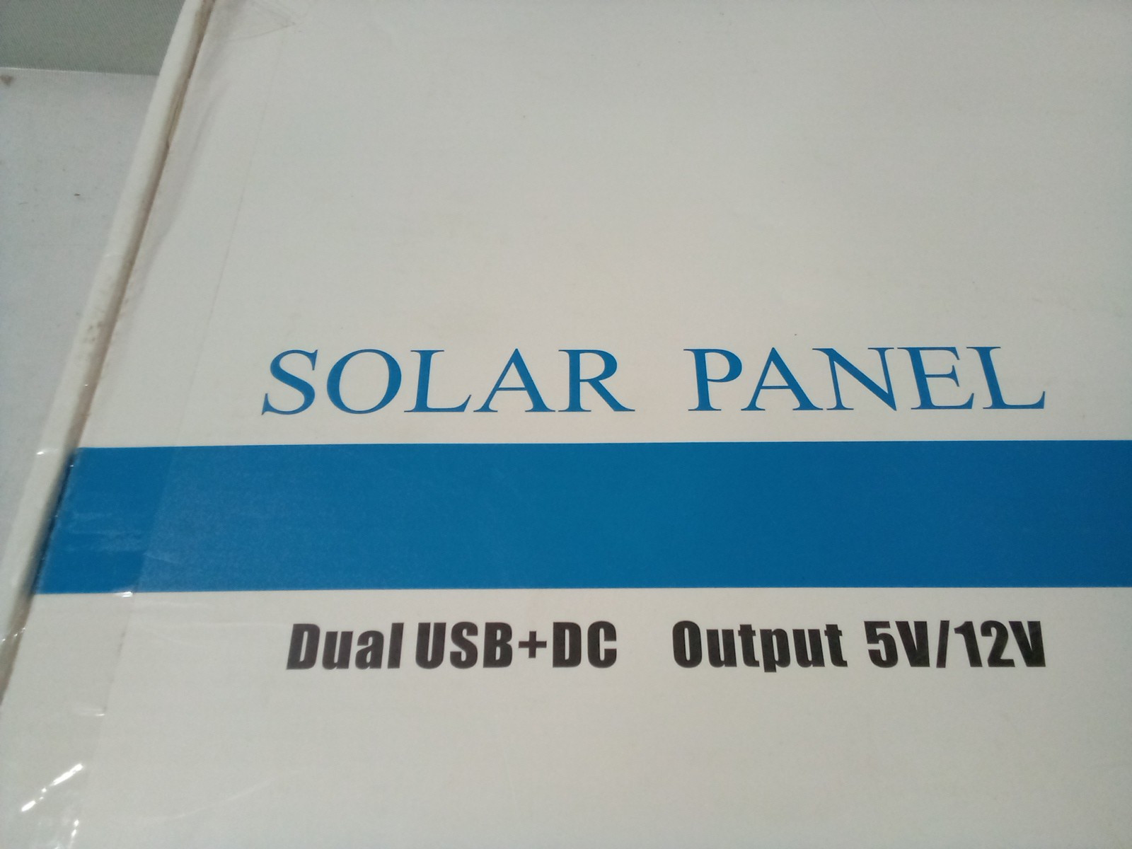 ECsee Solar Panel, Dual USB+DC Output 5V/12V