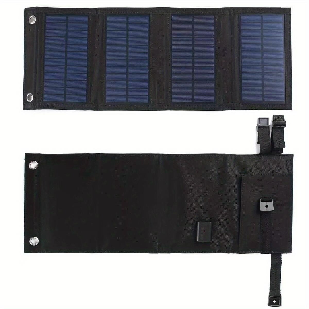 20W Solar Panel Folding USB Outdoor Camping Small Solar Charging Kit Waterproof