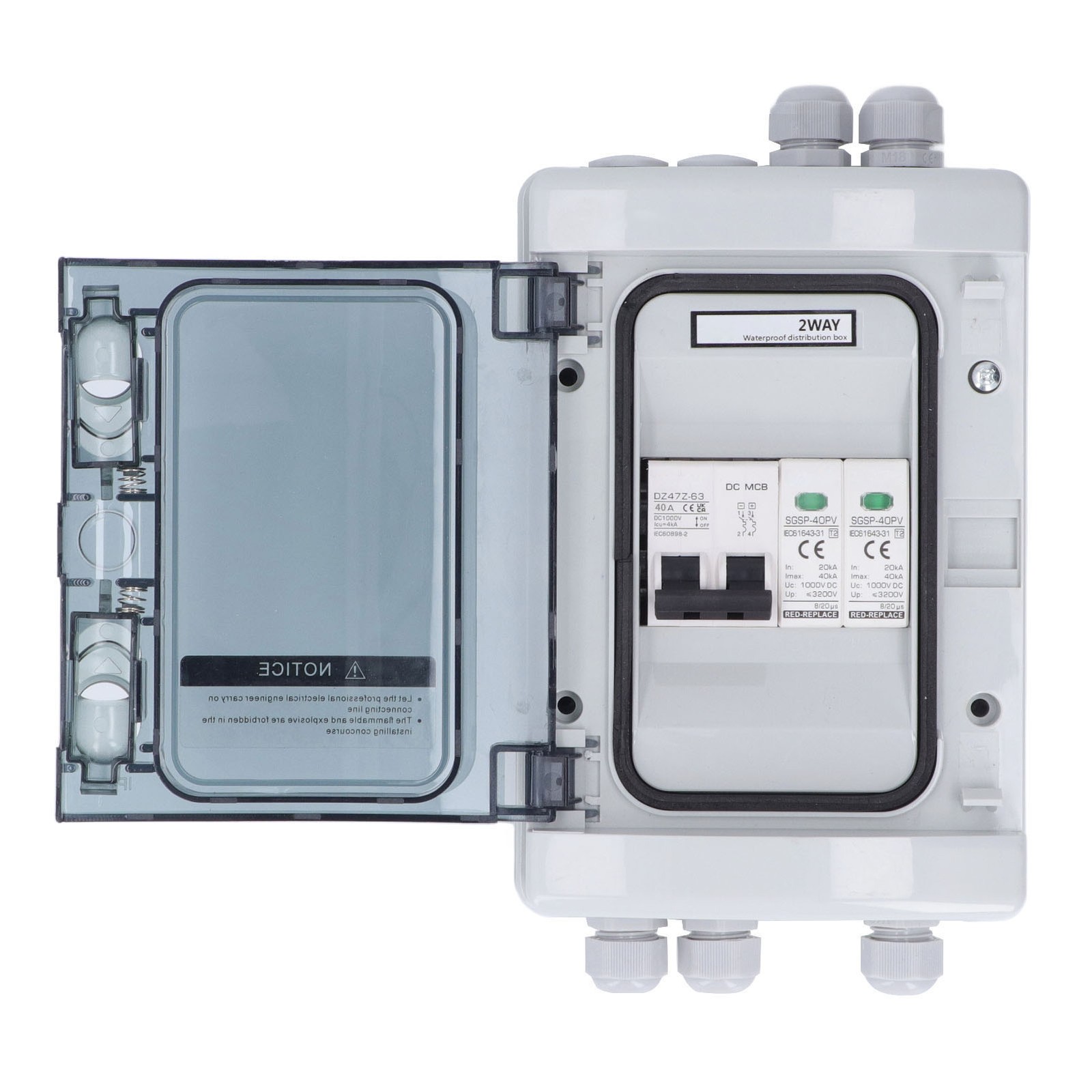 PV Combiner Box IP65 Waterproof Protection Photovoltaic Solar