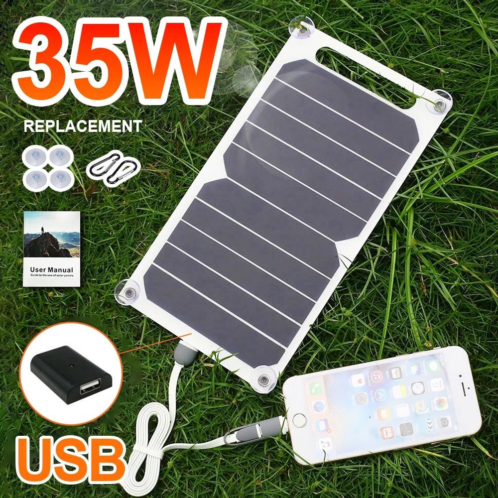 PORTABLE SOLAR PANEL 35W WATERPROOF USB 5V/2.0A OUTPUT NEW GENERATION CHARGER