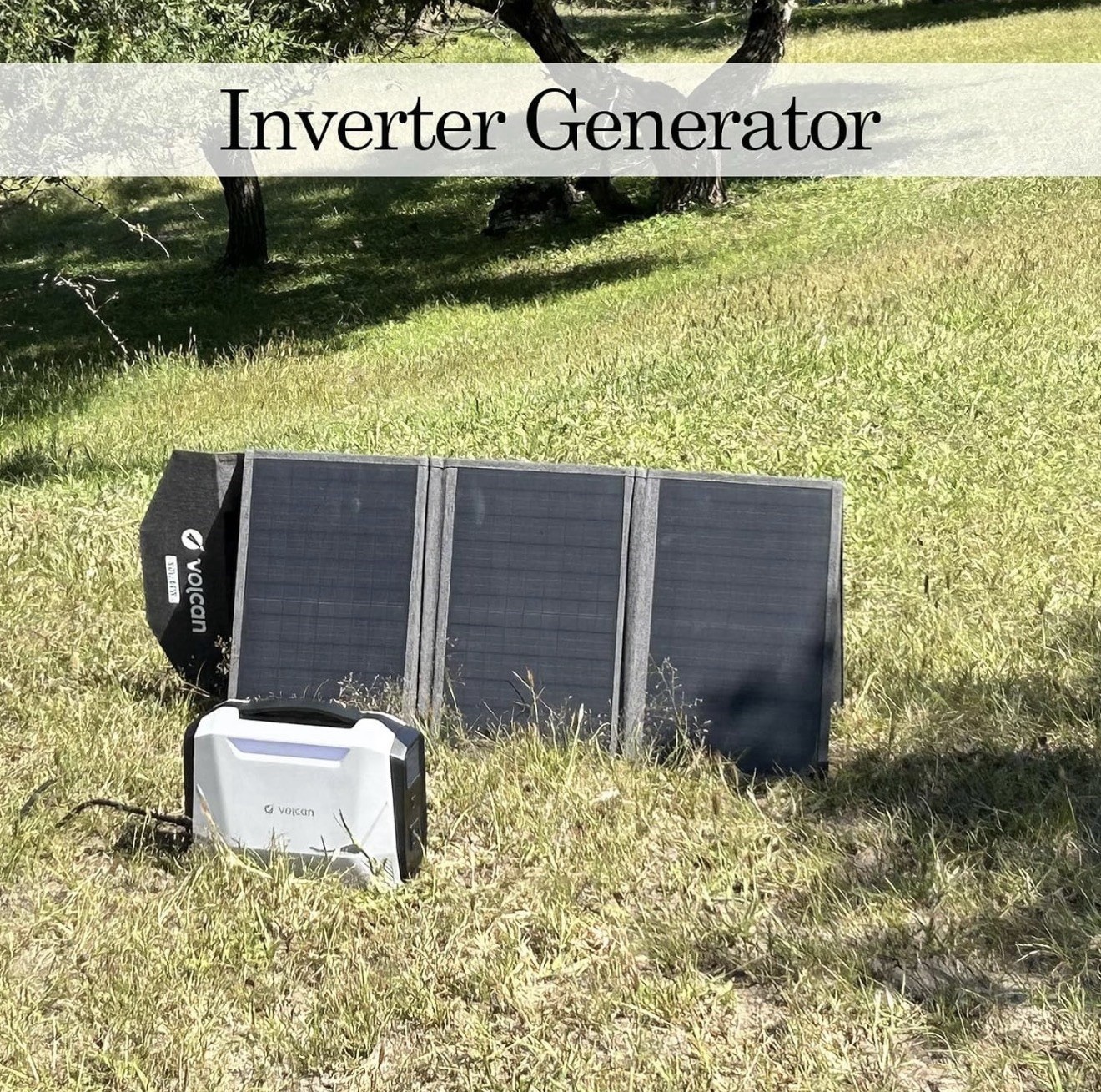 Volcan Sol 60 60W Monocrystalline Foldable Portable Solar Panel
