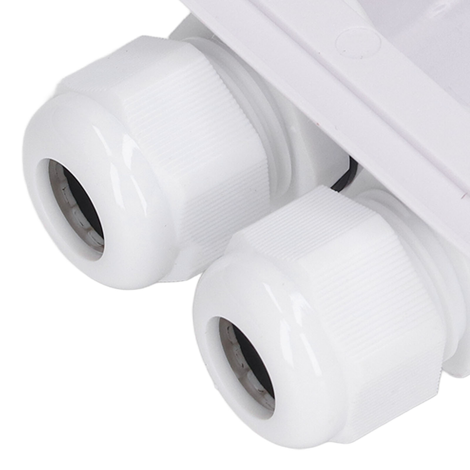 (White)Cable Junction Box Solar Entry Housing UV Resistance Wide Application