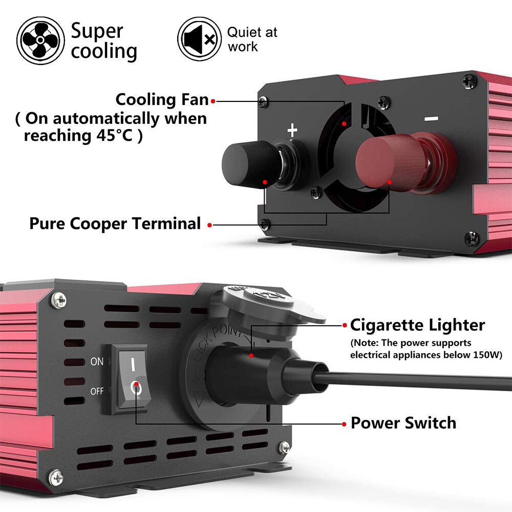 Complete Solar Panel Kit 4000W Power Inverter 12V Battery Charger Controller US