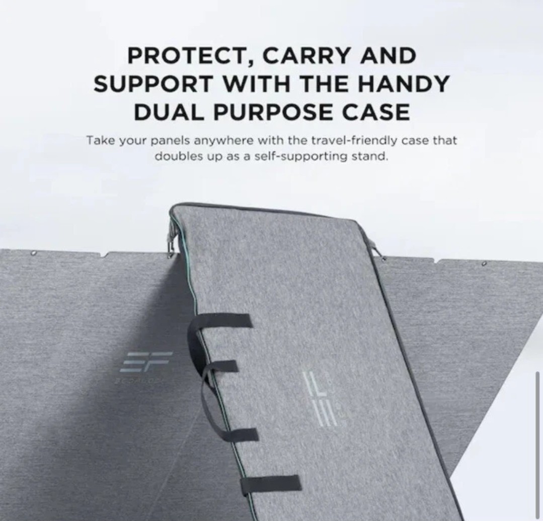 EcoFlow 400W Solar Panel Self-supporting, Waterproof Smart Outdoor Solar Kit