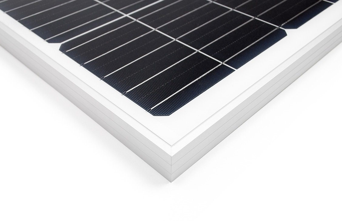 100 Watt Mono Solar Panel Kit with Charge Controller & Wire Kit Monocrystalline