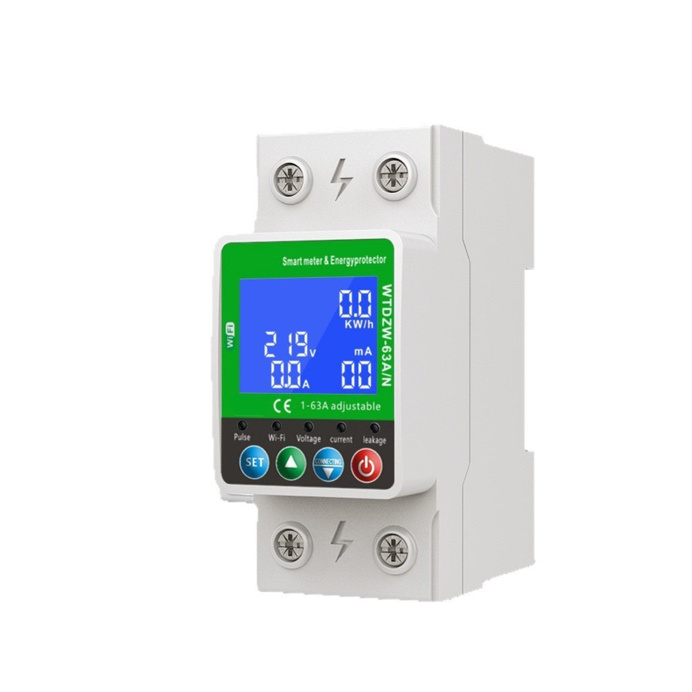 Water Pump Motor WiFi Controller AC230V ABS Housing Bidirectional Metering