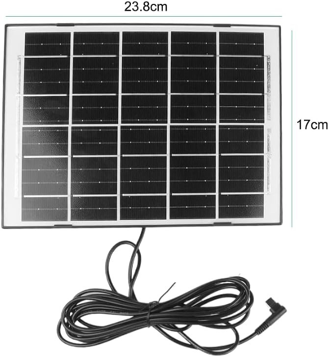 6V Waterproof Solar Panel 7W Chicken Coop Door New Cold-Proof Material Practical