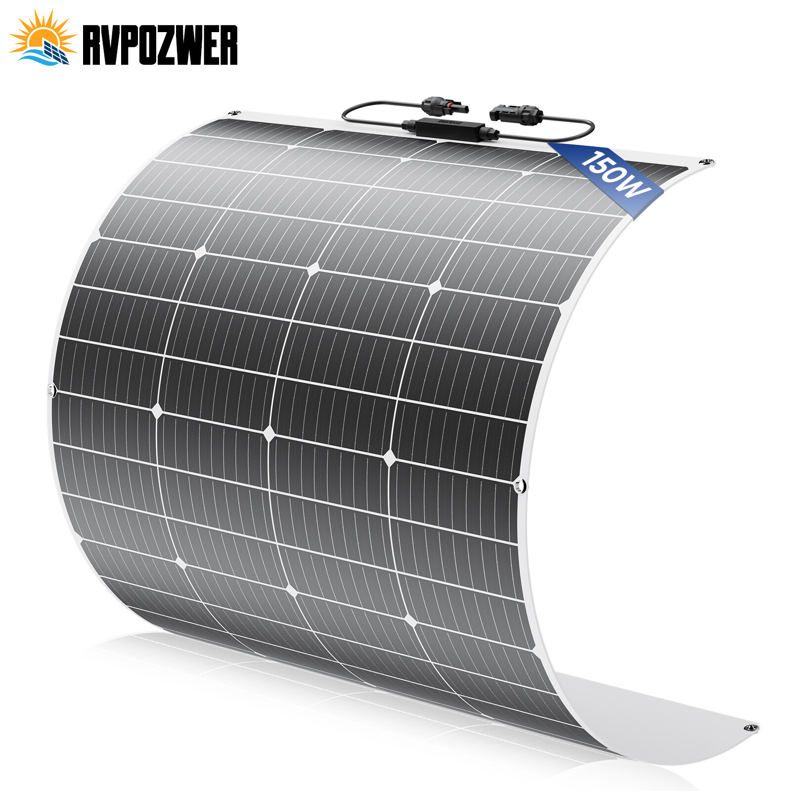 150Watt 300W 600W Flexible Mono Solar Panel 12V Car Boat RV Home Rooftop Roof PV