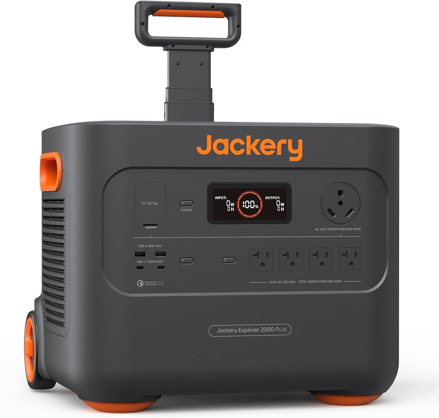 Jackery Explorer 2000 plus Portable Power Station, 2042Wh Lifepo4 Solar Generato