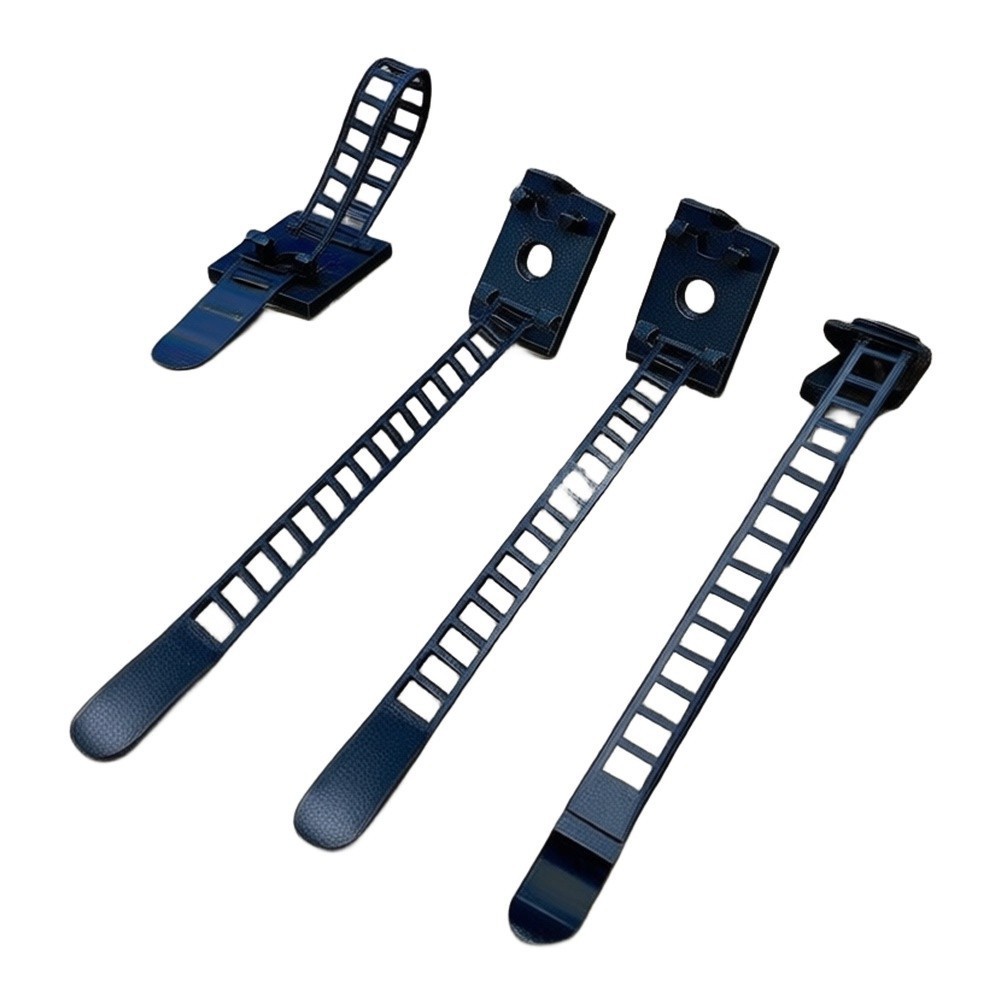100pcs For Cable Organizer Base Black Nylon for Desk Wall Workshop Setup