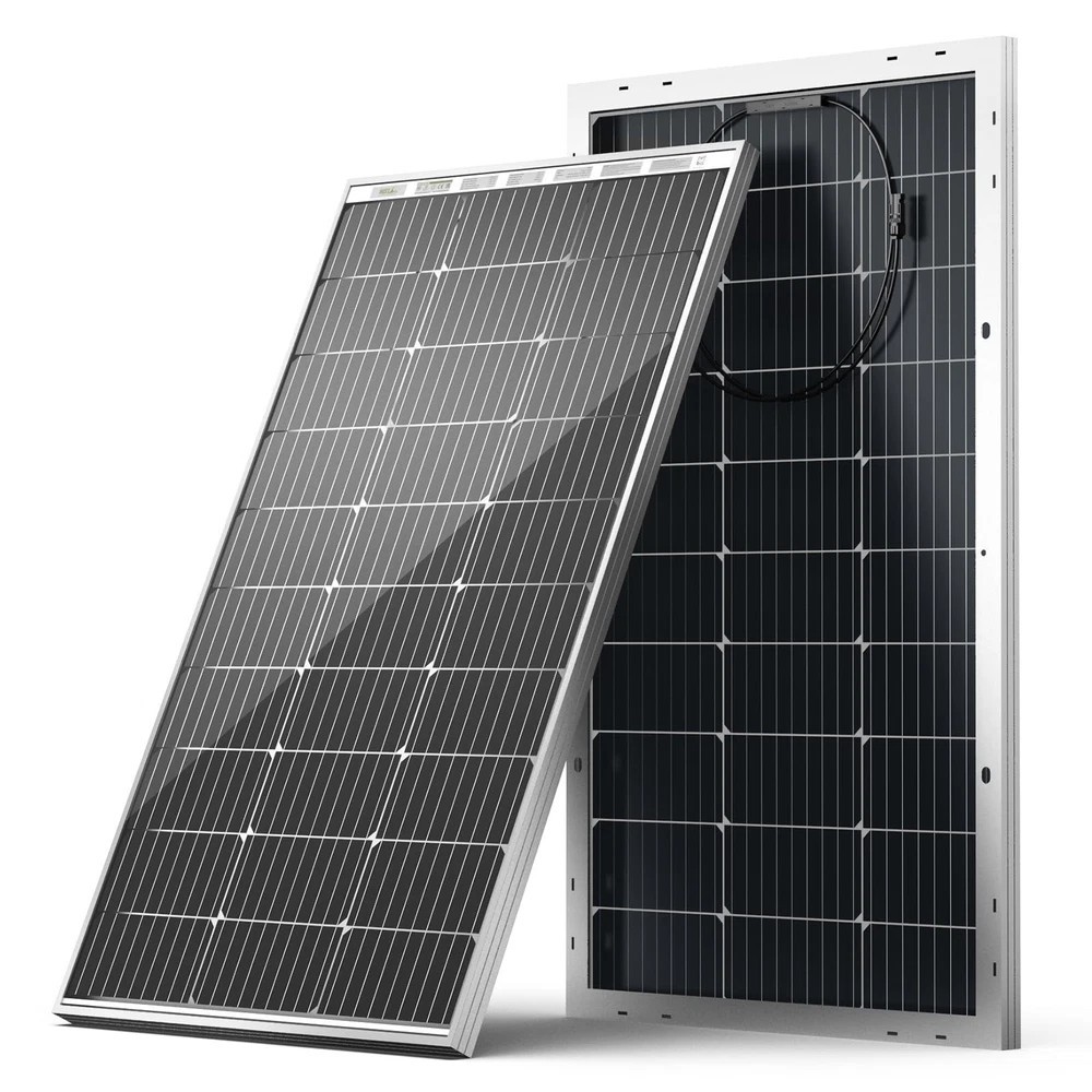 Bifacial 100 Watt 12V Solar Panel, 9BB Monocrystalline Solar Panels with 25% …