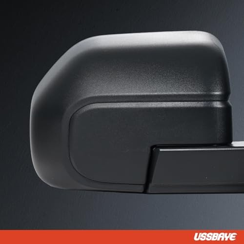 Side Mirror Assembly Compatible with 2022 R – 3 Pins & Textured Black &Primed