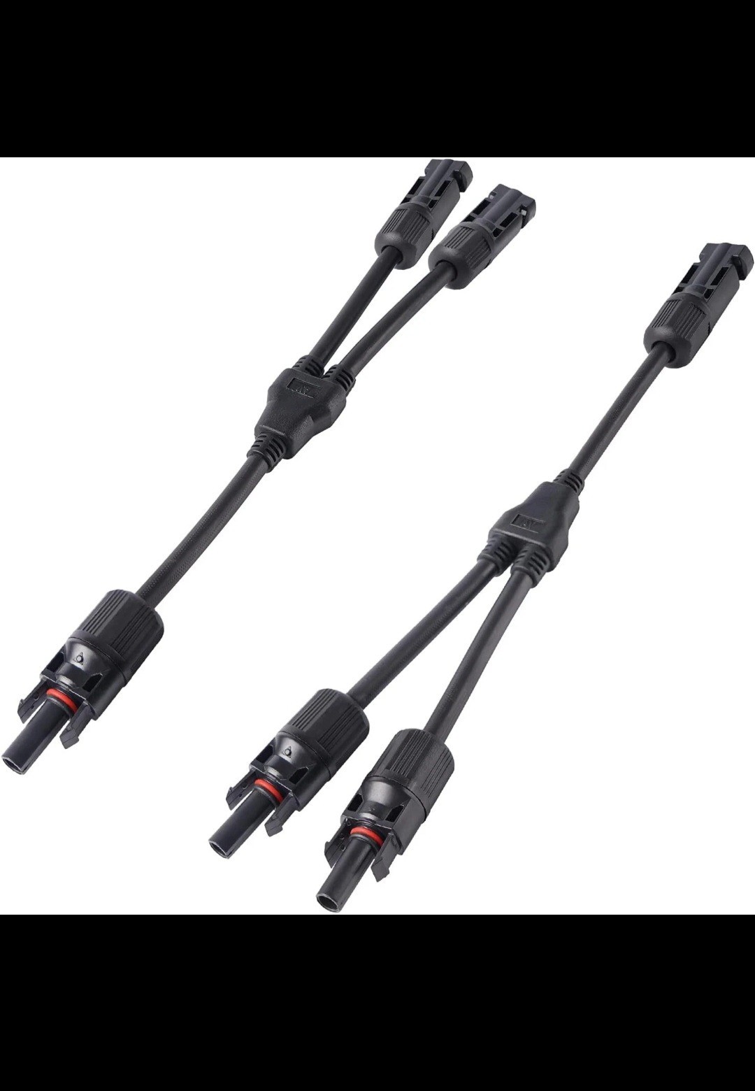 Solar Panel Y Branch Cable Connection Waterproof Adapter Connector Extension