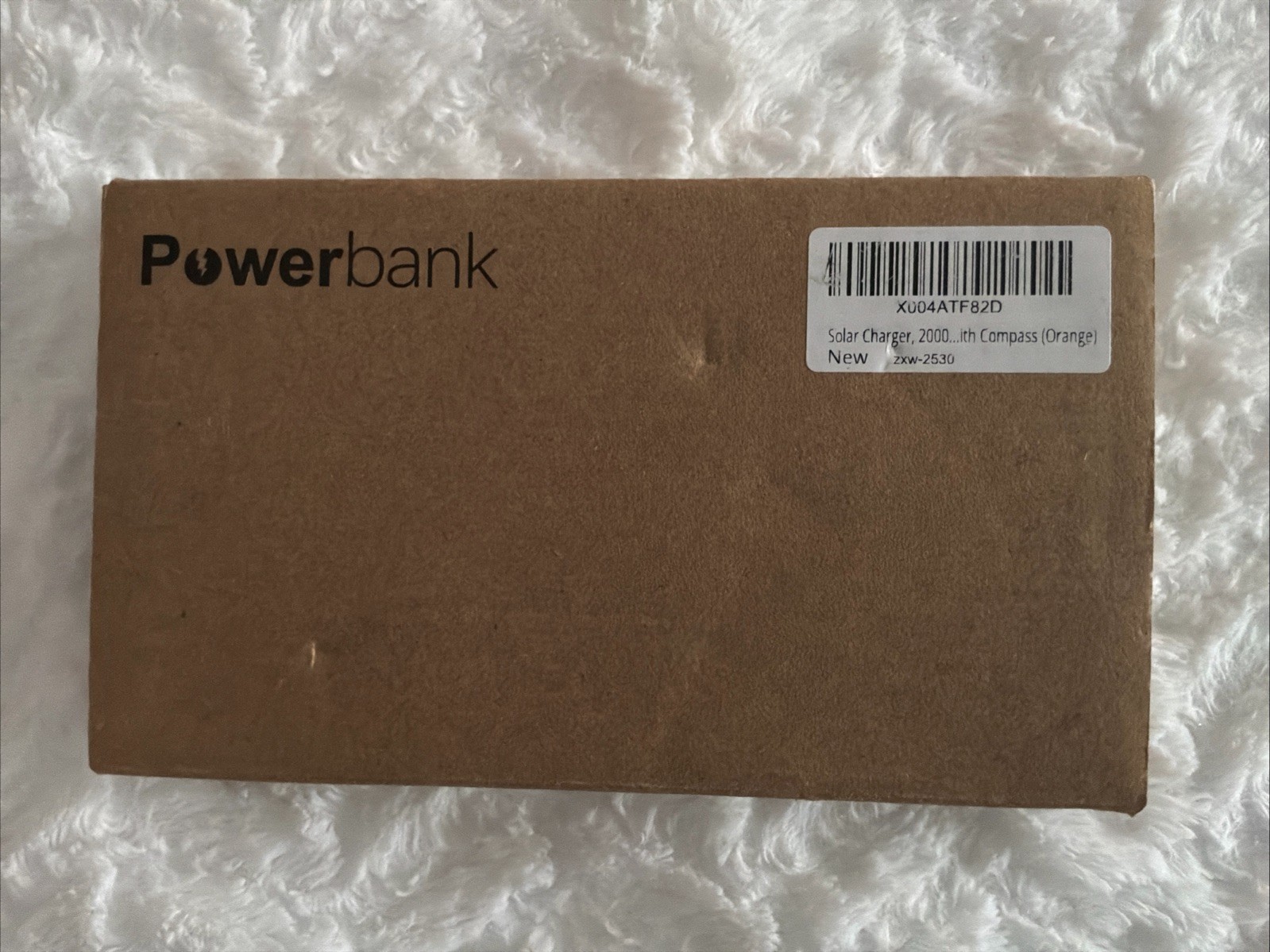 Powerbank 20000mAh Solar Charger w/ Compass, Water Resistant, USB ZXW-2513