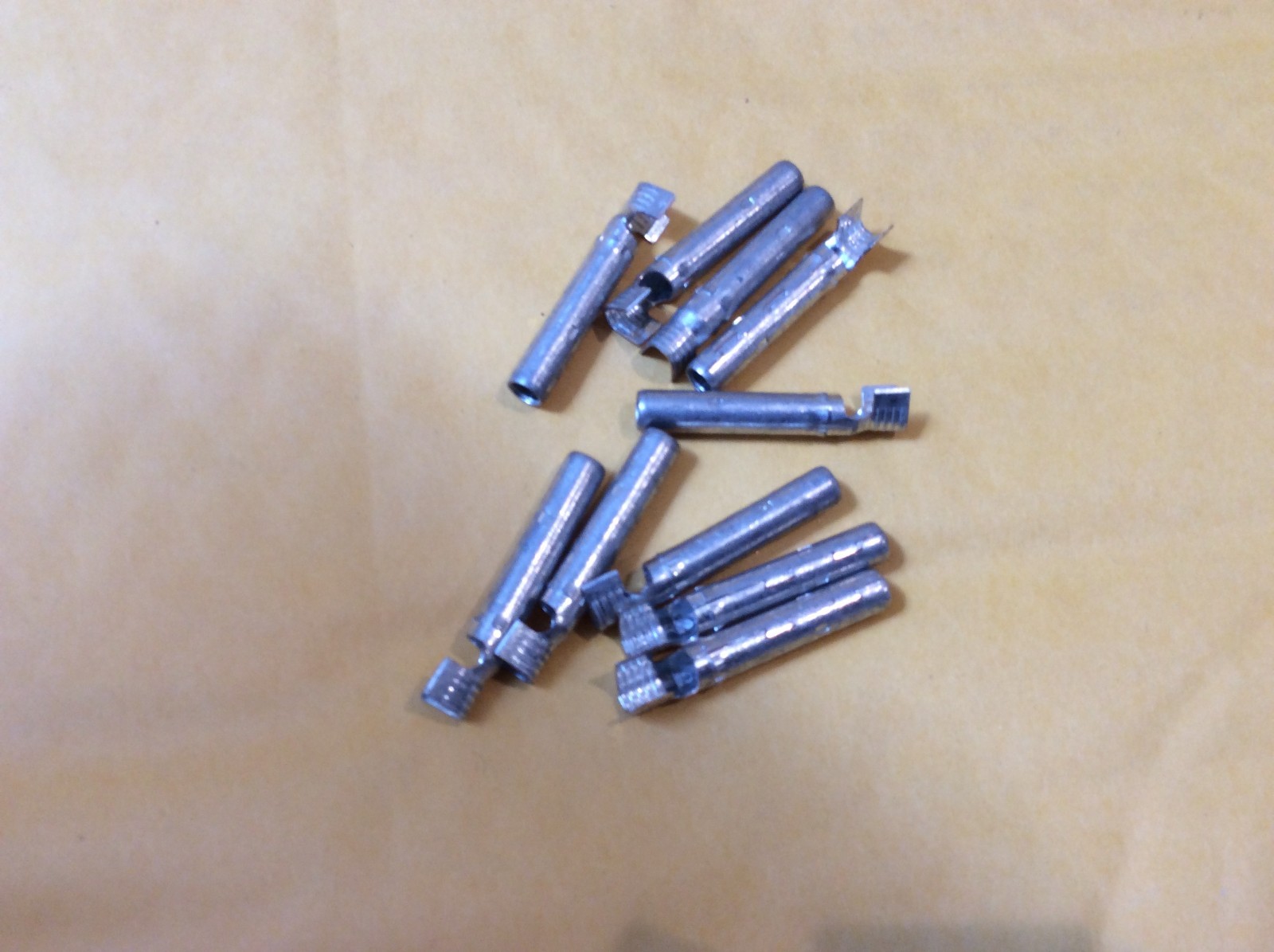Lot of 10 Pairs M/F Pins for Solar MC4 Connectors 12AWG…..10AWG