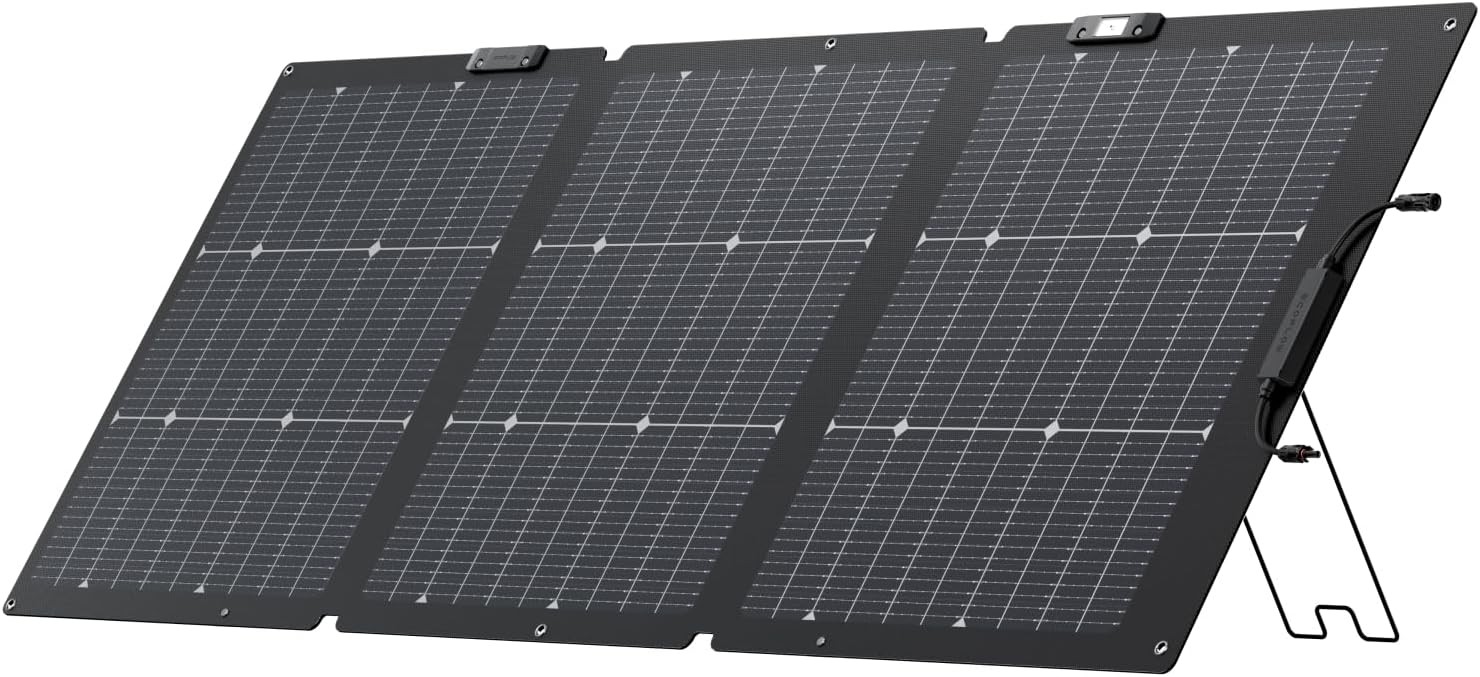 220W Portable Solar Panel Bifacial Design Up to 25% Conversion Efficiency N-Type