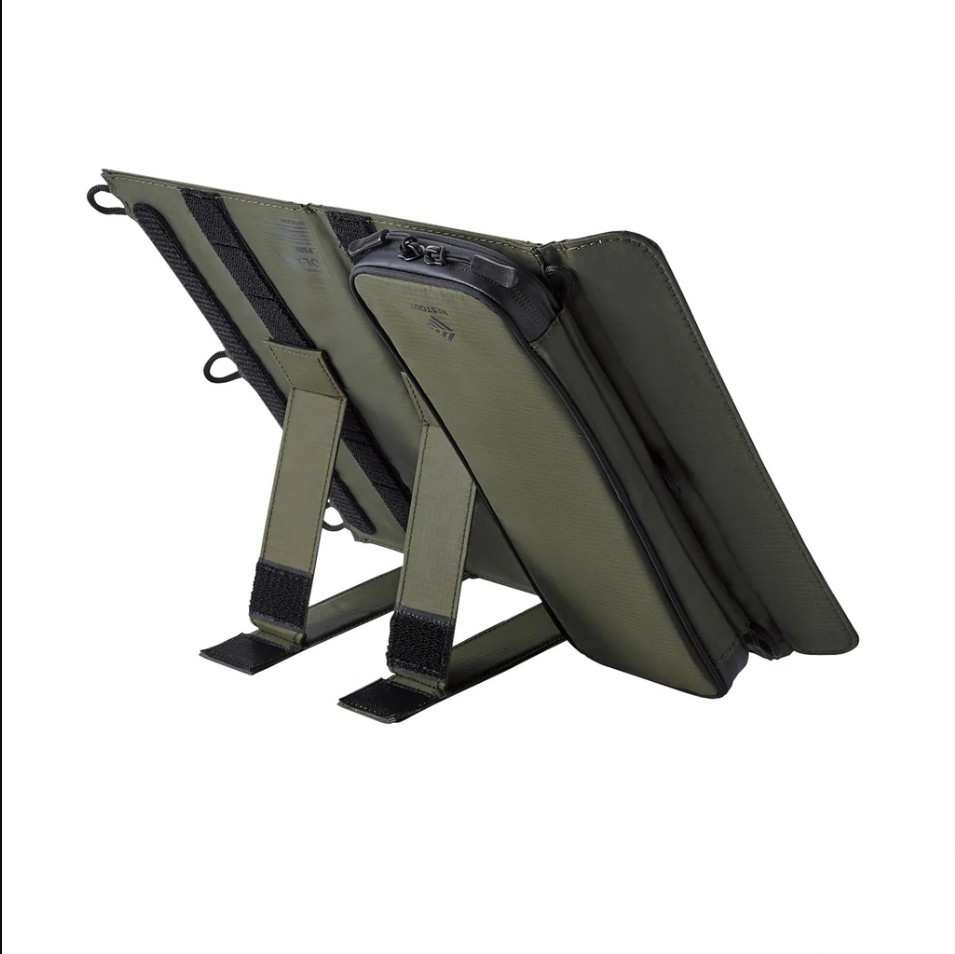 2 Panel Solar Charger-Foldable solar charger for camping and outdoor use.