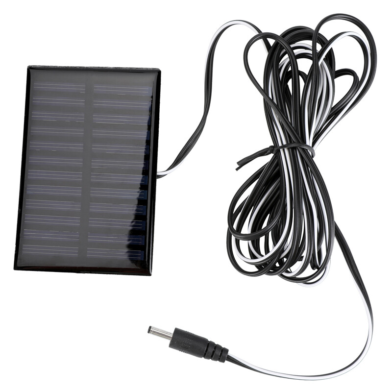 1W 6V Mini Solar Panel & 15W Rechargeable LED Light Bulb for Camping Garden US