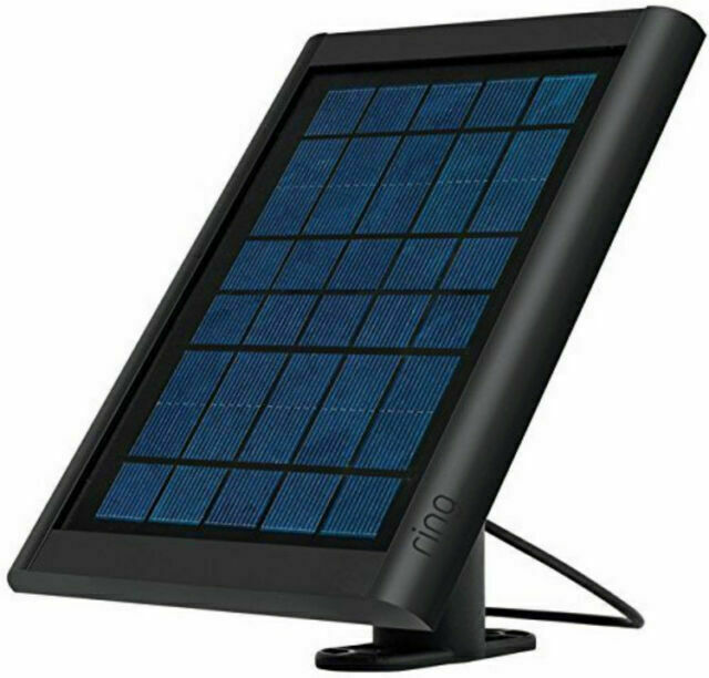 Ring Solar Panel V4 Black for Ring Spotlight Cam Battery & Stick Up Cam Battery