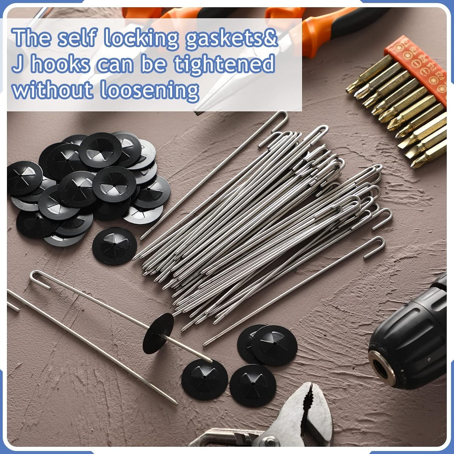 Solar Panel Guard Clips Set – 300 Pack Bird Wire Fastener