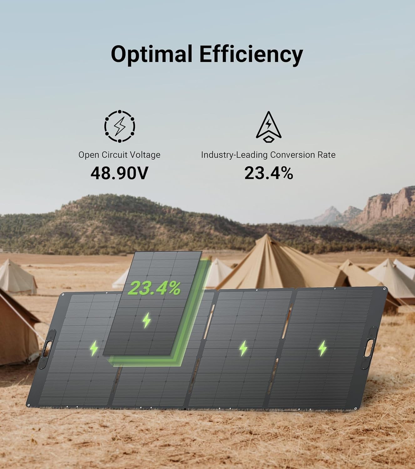 Dabbsson Portable Power Station 300W 298Wh LiFePO4 w/ 120W Folding Solar Panel