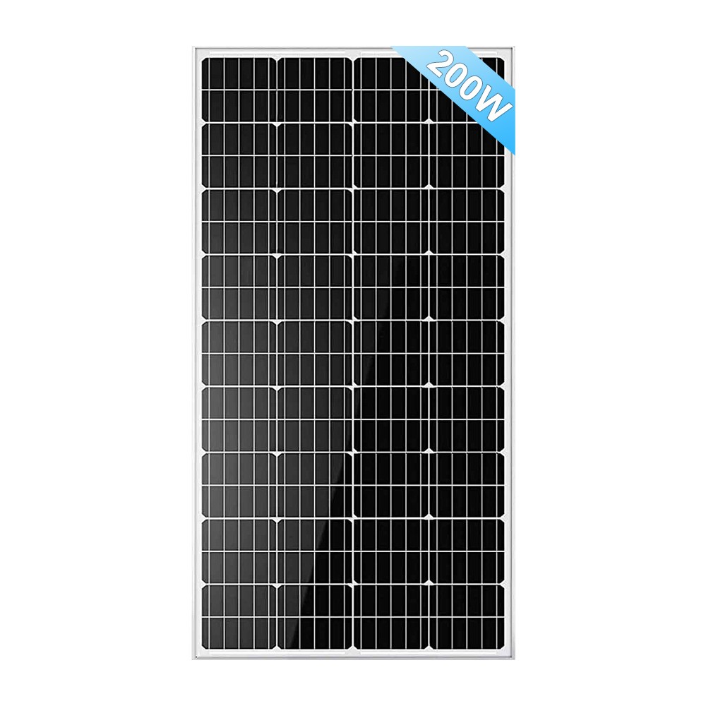 200 Watts Monocrystalline Solar Panel 12 Volts Shed Boat Yacht Camper Off Grid