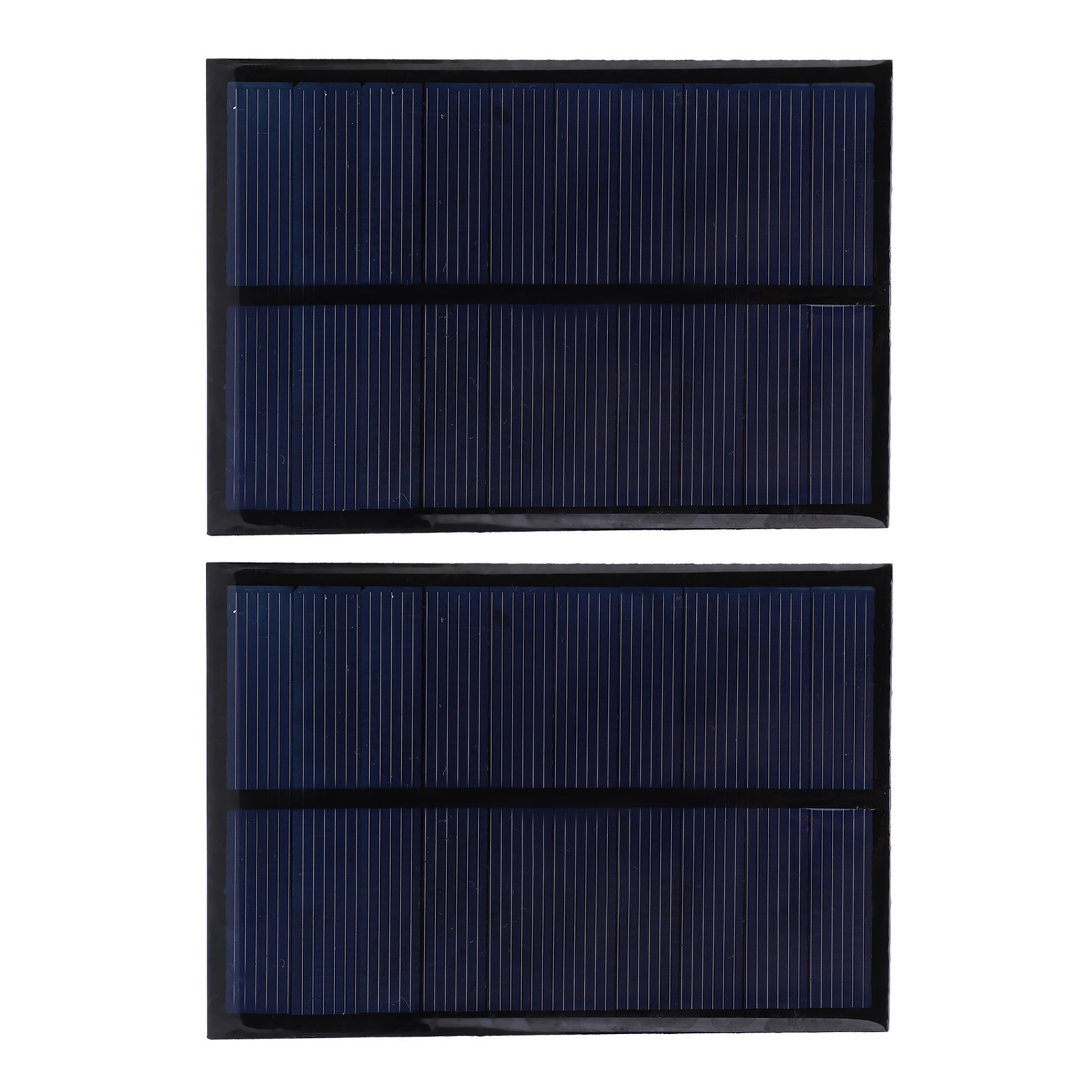 2Pcs Solar Panel Epoxy Power Module Battery Polysilicon Supplies 5V 500MA