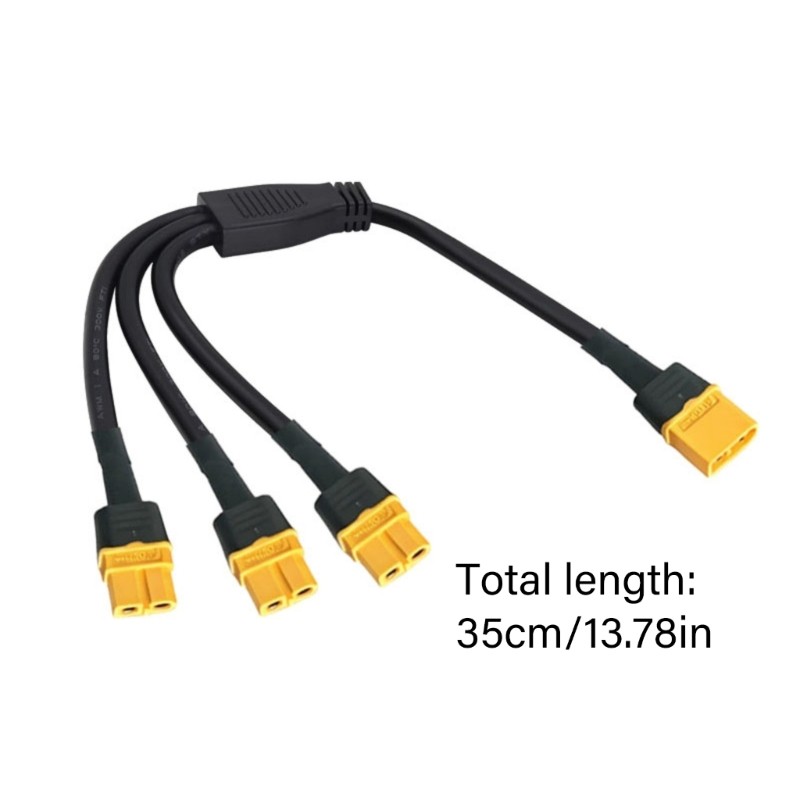 Power Charging Cord XT60H Splitter Cable, 35CM Wire for Battery Distribution
