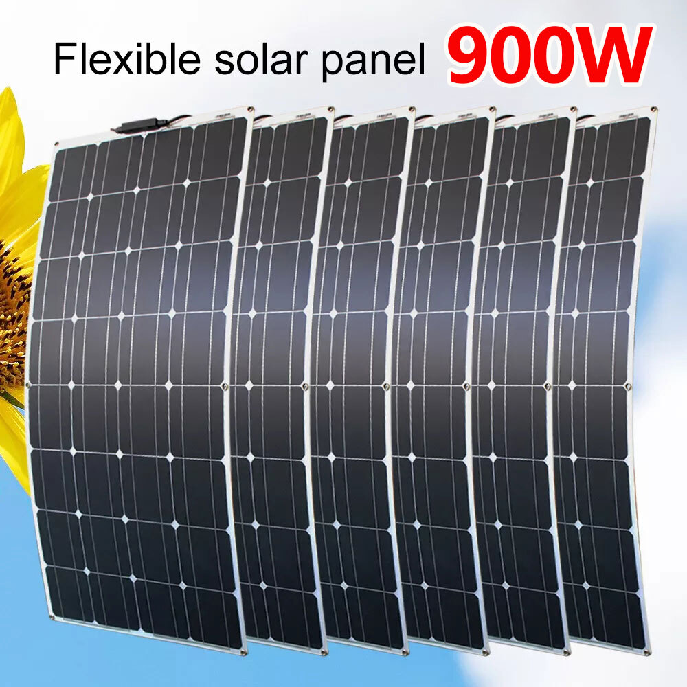Solar Panel 18V 150W 300W 600W 900W Flexible Durable Monocrystalline Solar Cell