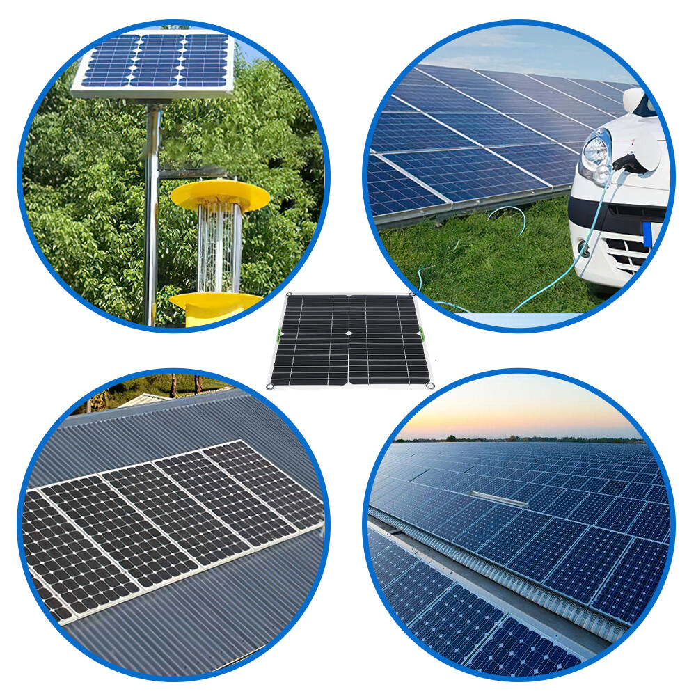 400 Watts Solar Panel Kit 100A 12V Battery Charger with Controller Caravan Boat