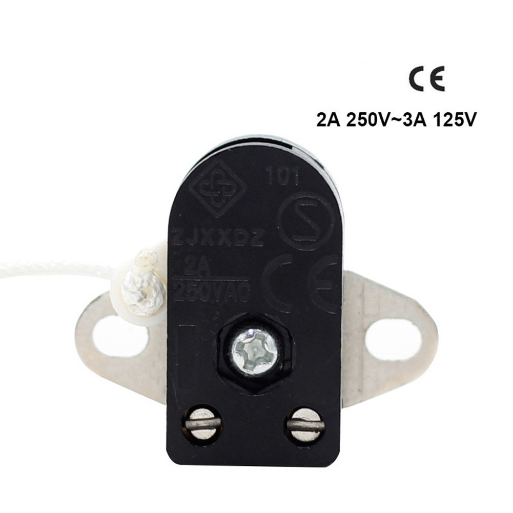 250V Voltage Wall Light Switch Pull Cord Switch Rotating Pull Switch 2A Current