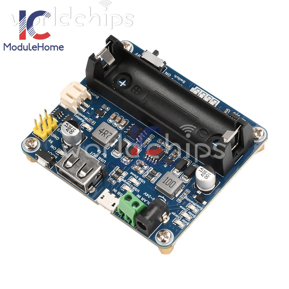 Power Manager Module for 6V~24V Solar Panel Support MPPT USB Battery Charging