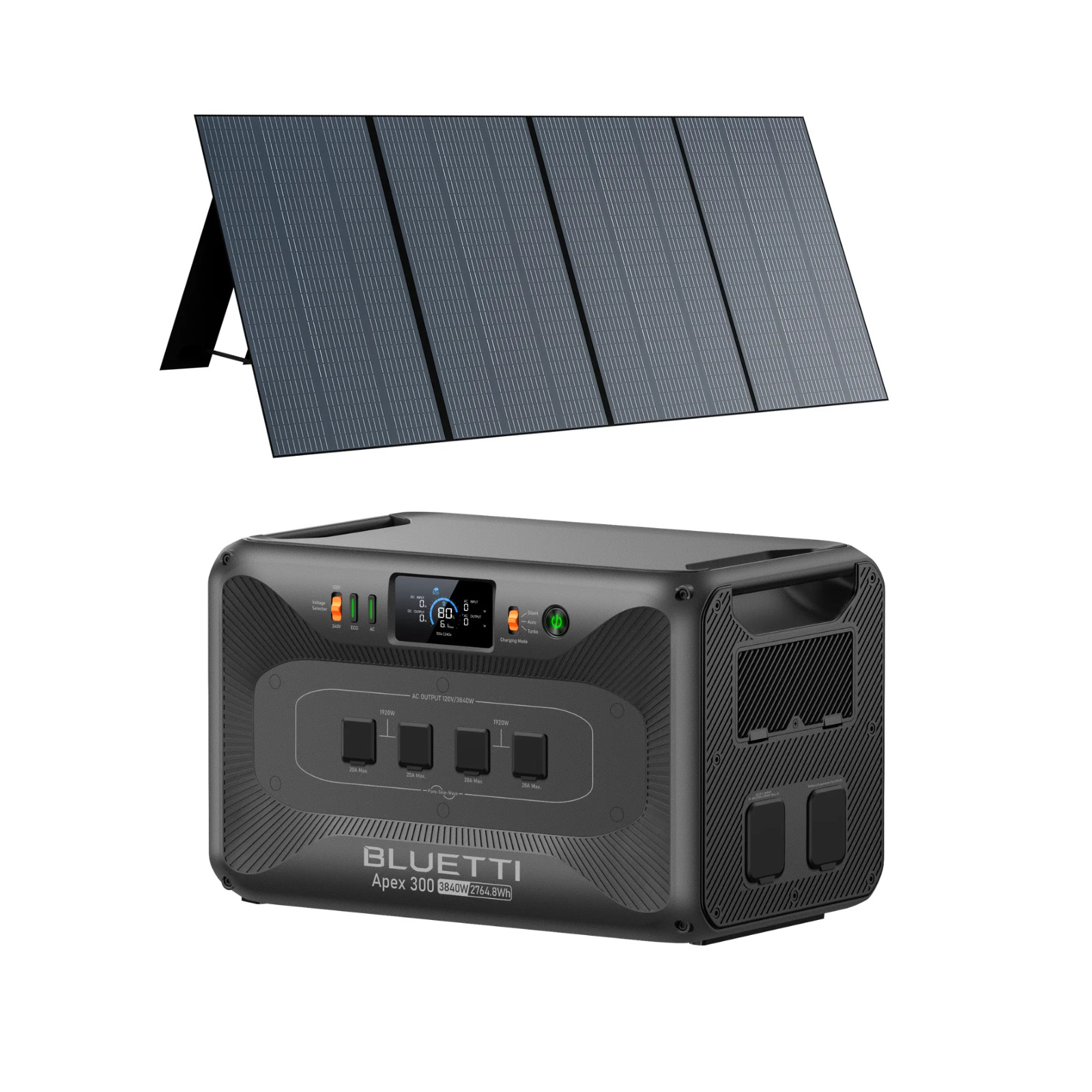 BLUETTI Apex 300 Solar Ready Power Station 2764.8Wh + 350W PV Solar Panel